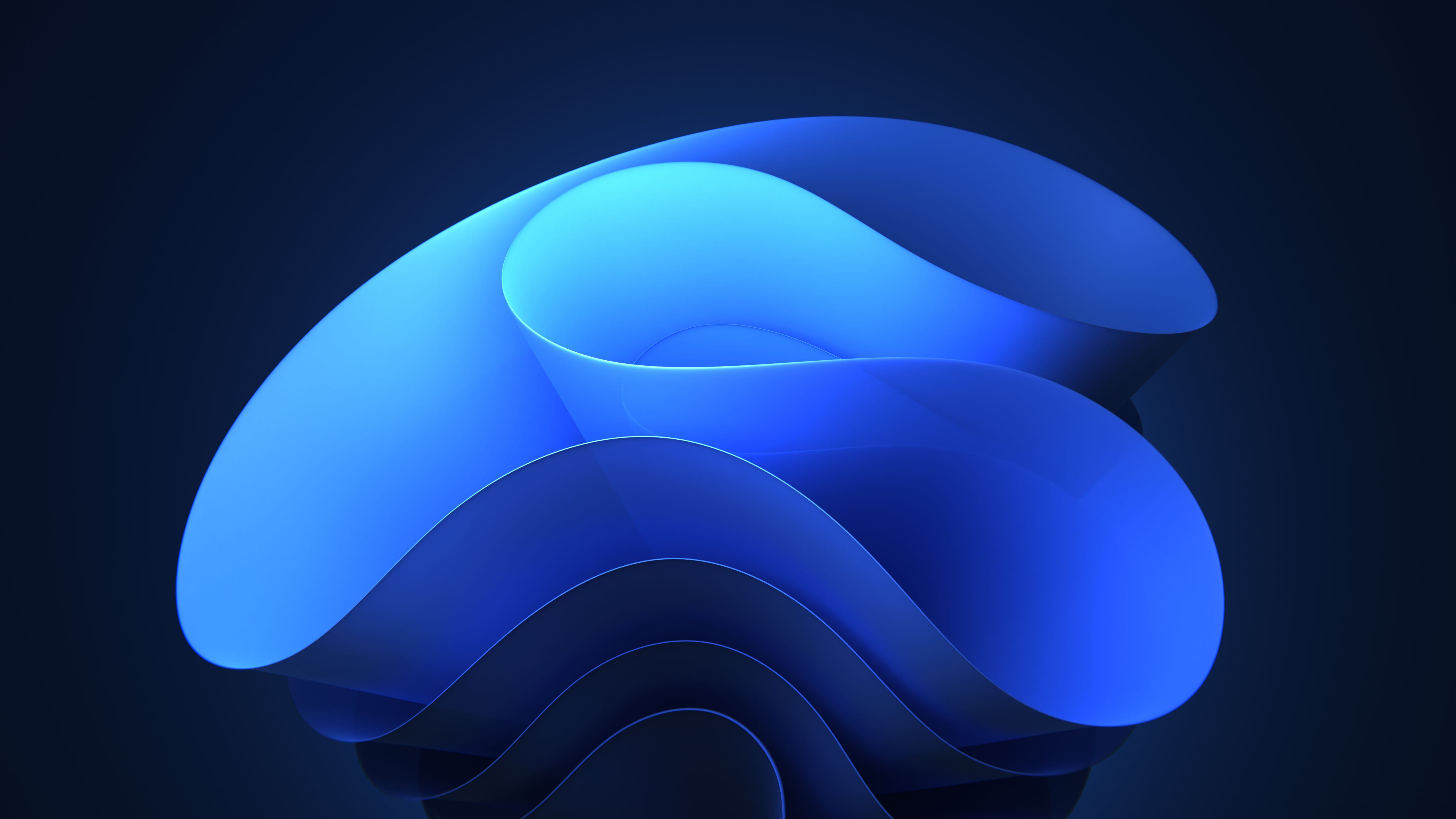 Free download Simple background Minimalism Blue background AI art shape abstract computer wallpaper 4K wallpaper, Wallpaper(s) website provided.