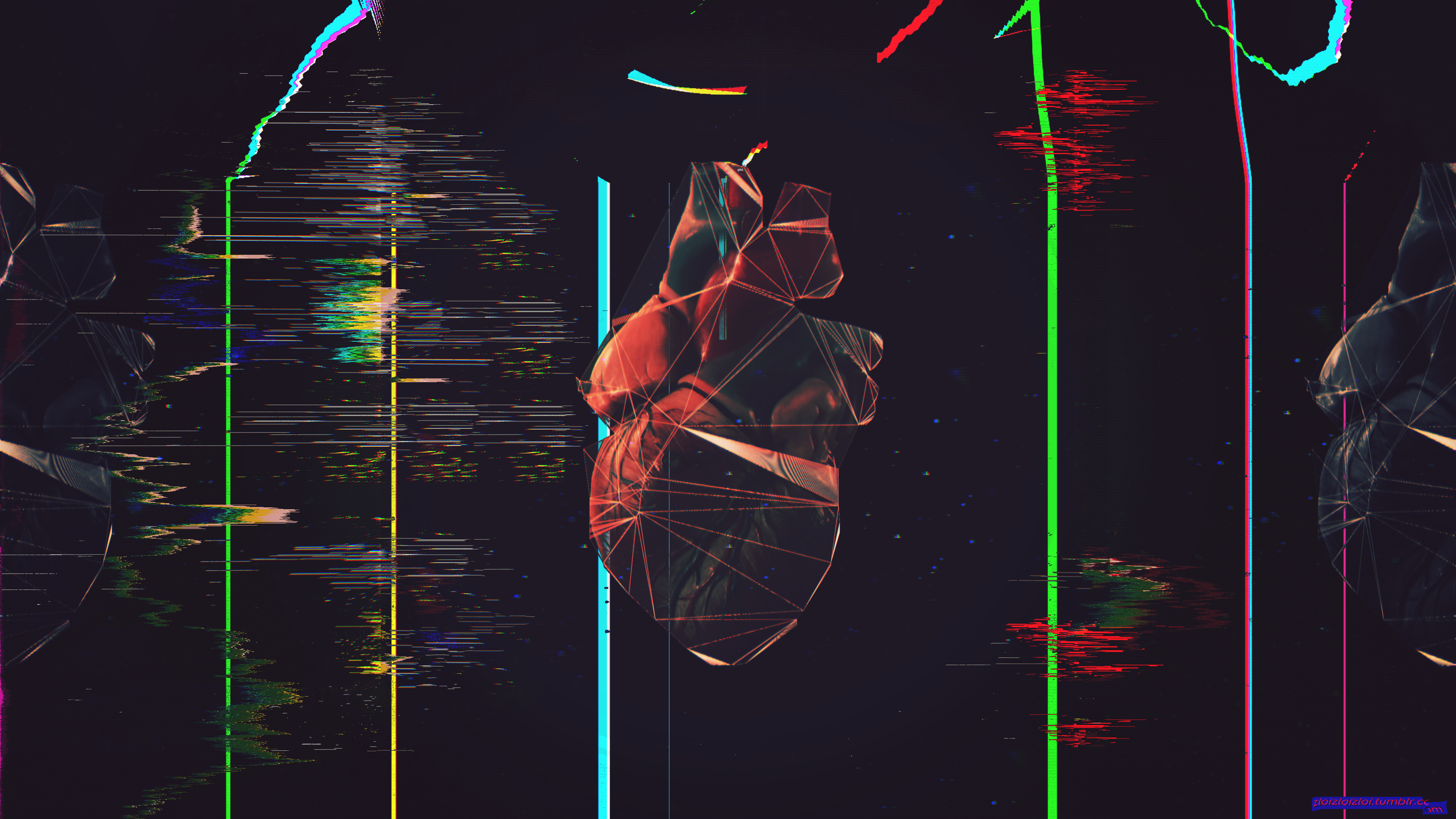 Free download Abstract Heart Shaped Dark Background Computer Wallpaper 4K Wallpaper, Wallpaper(s) website provided.