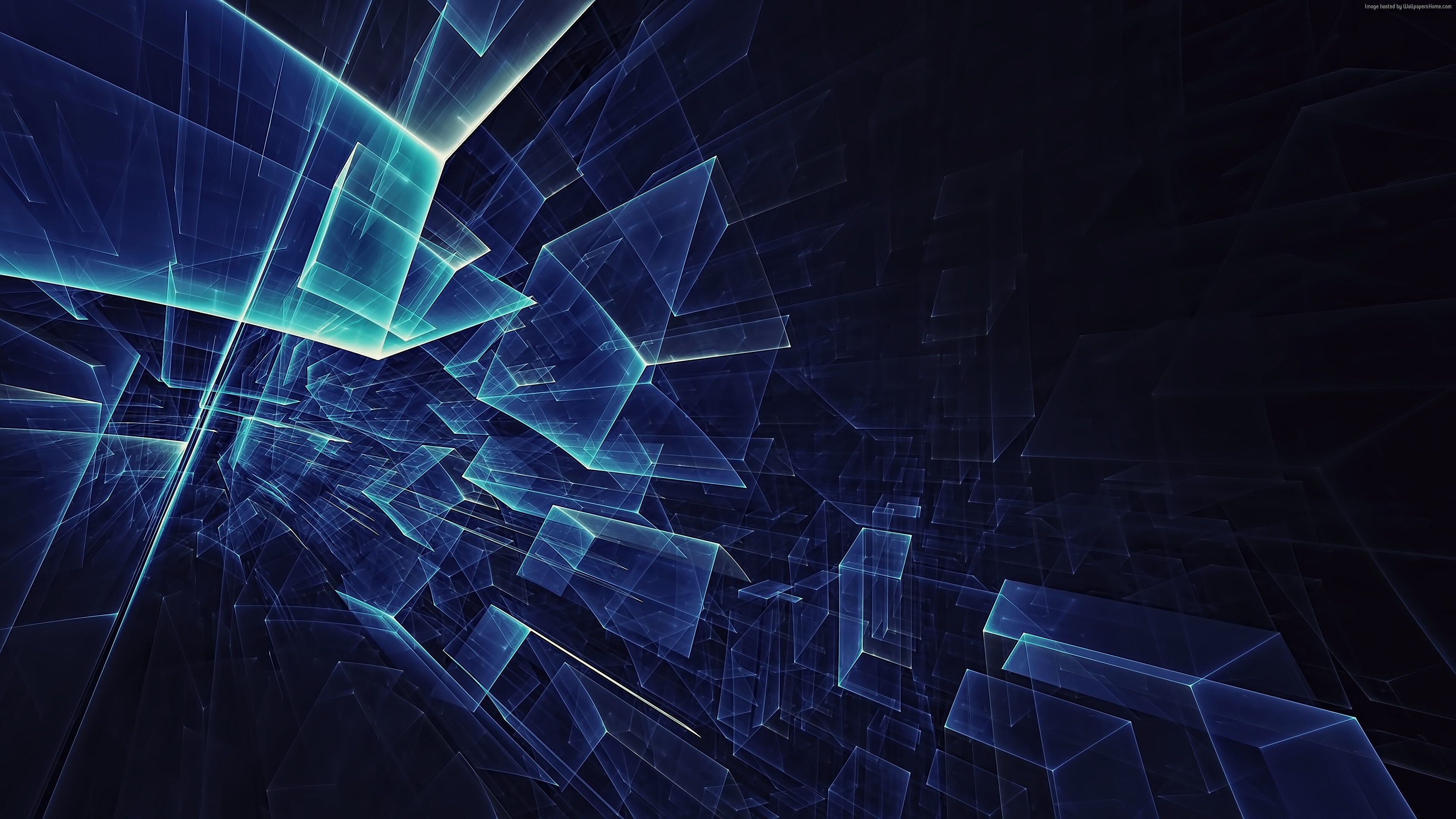 Free download Abstract AI Art Blue Computer Wallpaper 4K Wallpaper, Wallpaper(s) website provided.