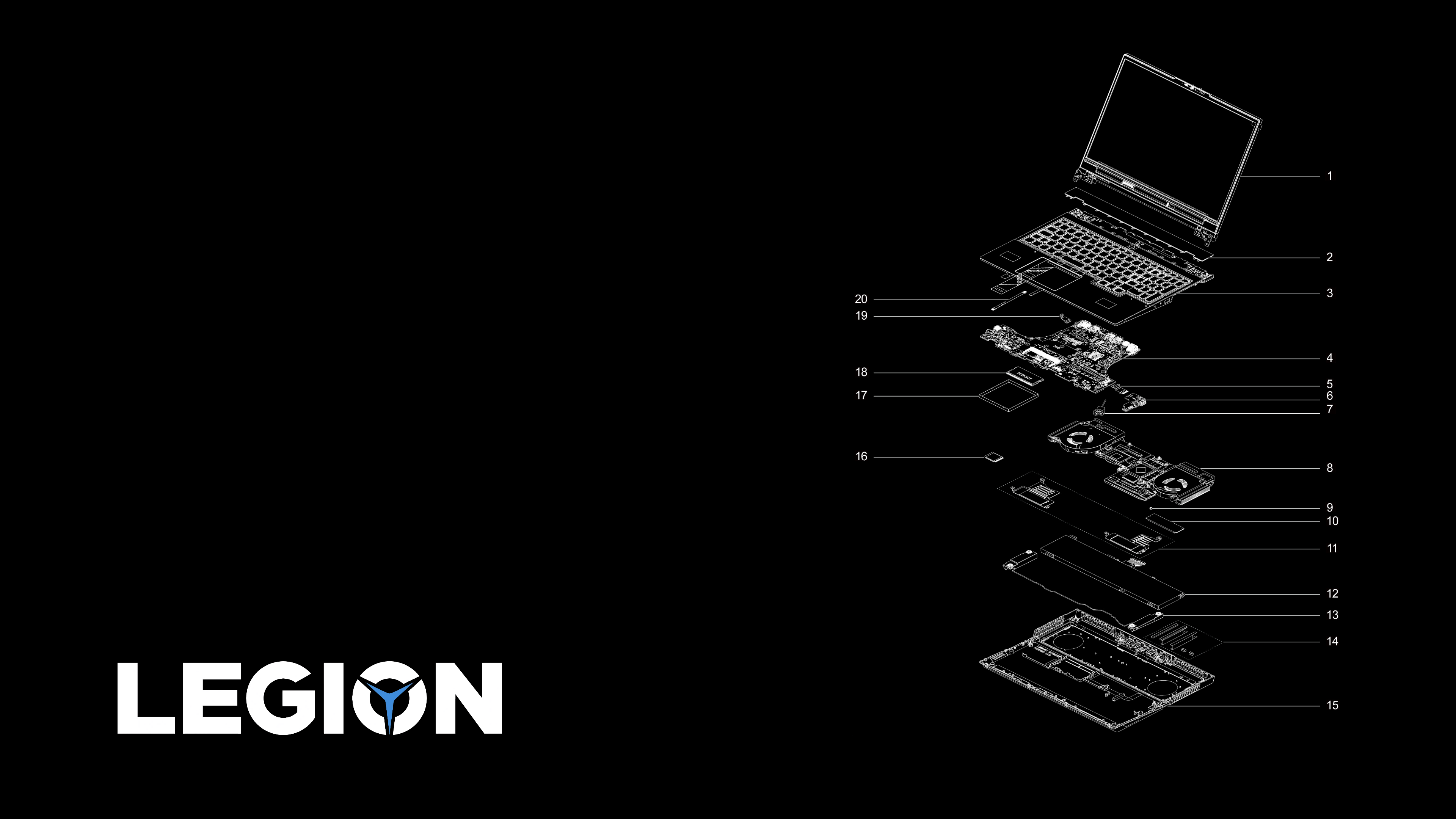 Free download Legion Electronic Graphics View Minimalist Chart Technology Gaming Notebook Laptop Lenovo Brand Computer Wallpaper 4K Wallpaper, Wallpaper(s) website provided.