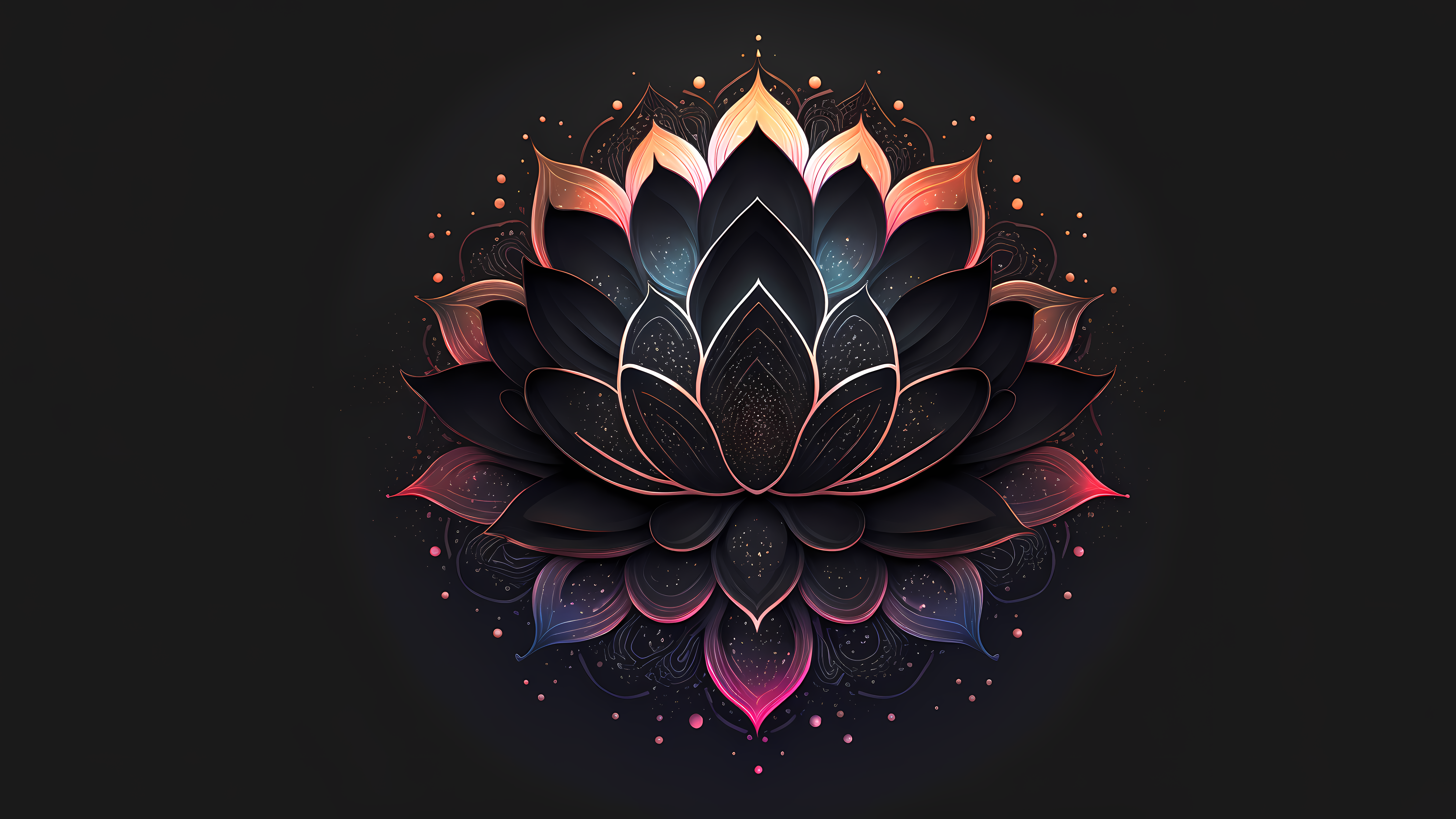 Free download Lotus Flower Minimalism Computer Wallpaper 8K Wallpaper, Wallpaper(s) website provided.