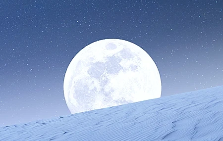 Free download Moon Scenery Sky Star Night Scenery Nature Computer Wallpaper 4K Wallpaper, Wallpaper & 7wallpaper