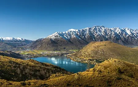 Free download Nature Mountains Landscape Lakes Waterfall Queenstown Computer Wallpaper 4K Wallpaper, Wallpaper & 7wallpaper