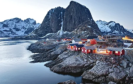 Free download rock landscape architecture water snow winter norway house cold mountains computer wallpaper 4K wallpaper, Wallpaper & 7wallpaper