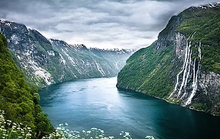 Free download Landscape Nature Mountains Norway Waterfall Fjord Computer Wallpaper 4K Wallpaper, Wallpaper & 7wallpaper