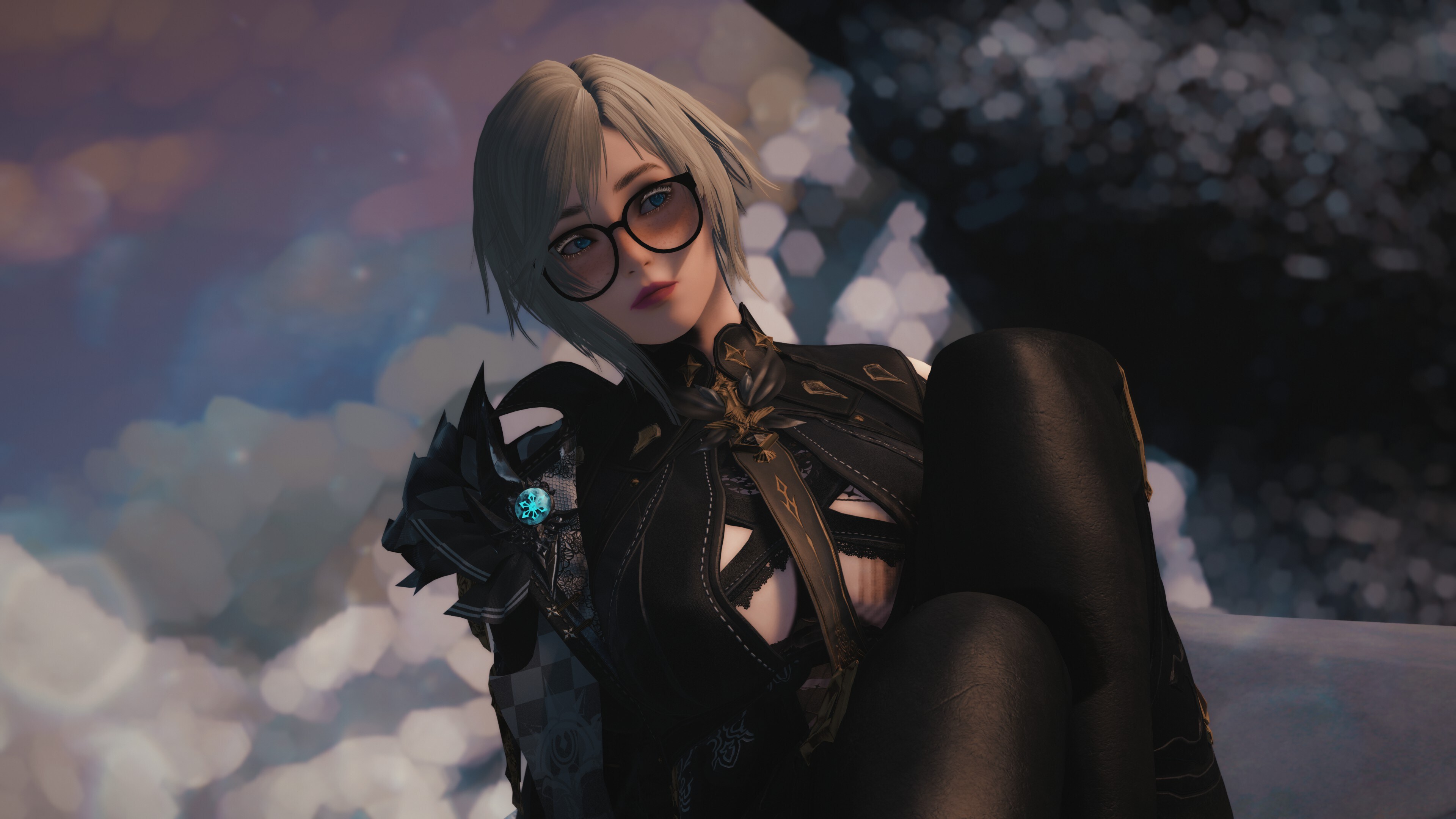 Free download Fantasy Girl Elder Scroll Skyrim Game CG Girl 4K Wallpaper, Wallpaper(s) website provided.