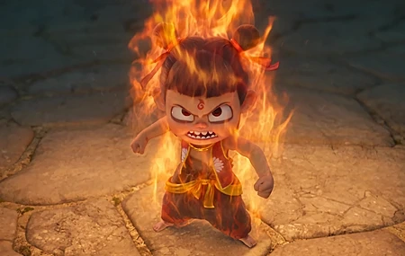 Free download Nezha Fist Burning Flame Devil Child Trouble Sea Angry 4K Wallpaper, Wallpaper(s) website provided.