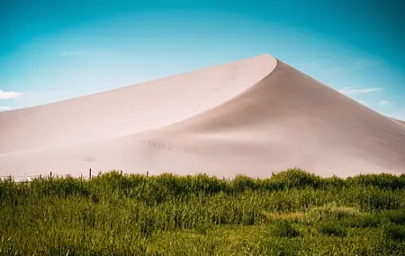 Free download Sand Nature Landscape Plant Grass Dunes Blue Sky Computer Wallpaper 4K Wallpaper, Wallpaper & 7wallpaper