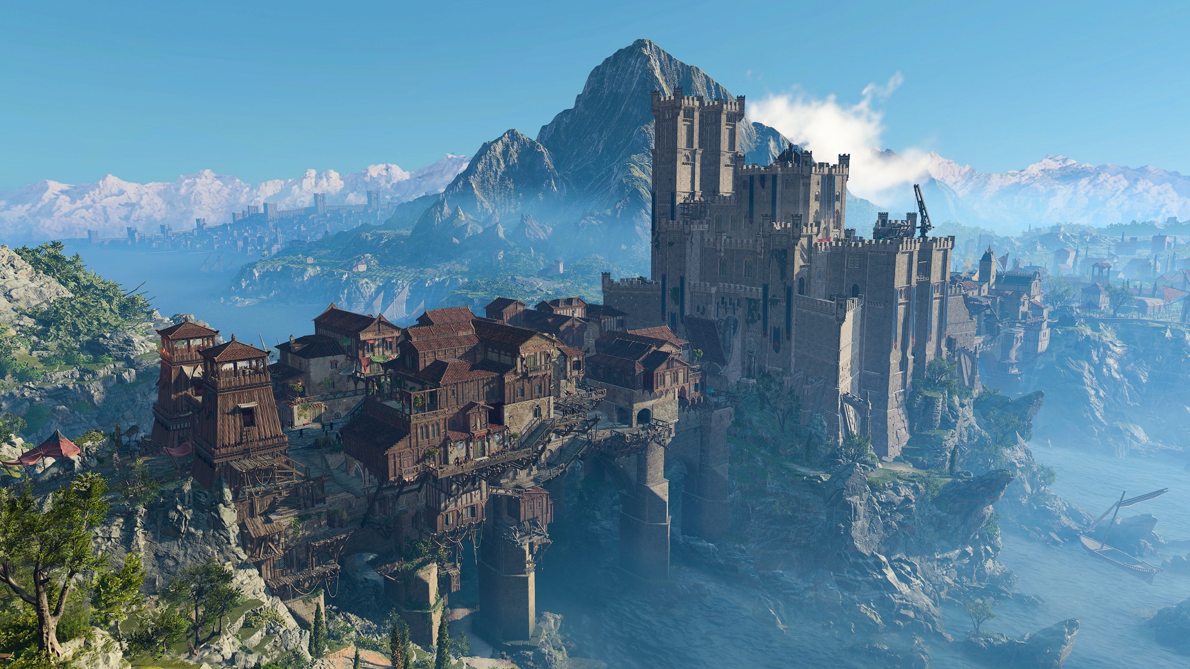 Free download Game CG Larian Wizards of the Coast Games Game CG Art Screenshots Ballmen Cloud Mountain 4K Wallpapers, Wallpaper(s) website provided.