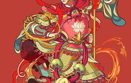 Free download Ao Bing Nezha Devil Child Has the Sea HD Illustration 4k Mobile Wallpaper Vertical Screen Mobile Wallpaper, Wallpaper(s) website provided.