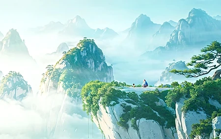 Free download Nezha Devil Child Trouble the Sea Beautiful Landscape 4K Wallpaper Hairfish Screen 2K Wallpaper, Wallpaper(s) website provided.