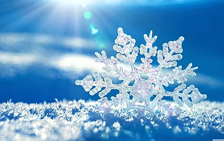 Free download Snowflakes Winter Macro Snow Blue Background Frost Cold Ice Sunshine Ice Crystal Computer Wallpaper 4K Wallpaper, Wallpaper & 7wallpaper