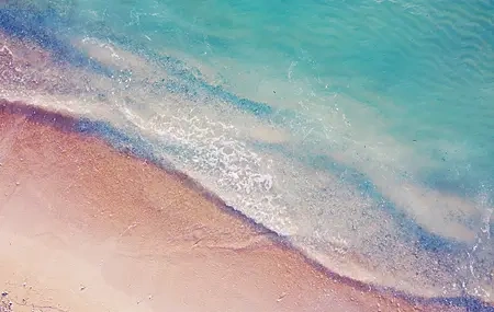 Free download Beach bird's eye view overlooking sea water sea blue computer wallpaper 4K wallpaper, Wallpaper(s) website provided.