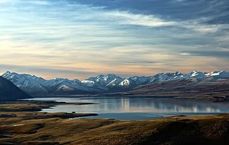 Free download Landscape Lake Mountains Nature Sky Computer Wallpaper 4K Wallpaper, Wallpaper(s) website provided.