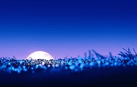 Free download AI Art Illustrations Landscape Night Night Scenery Purple Moon Computer Wallpaper 4K Wallpaper, Wallpaper(s) website provided.