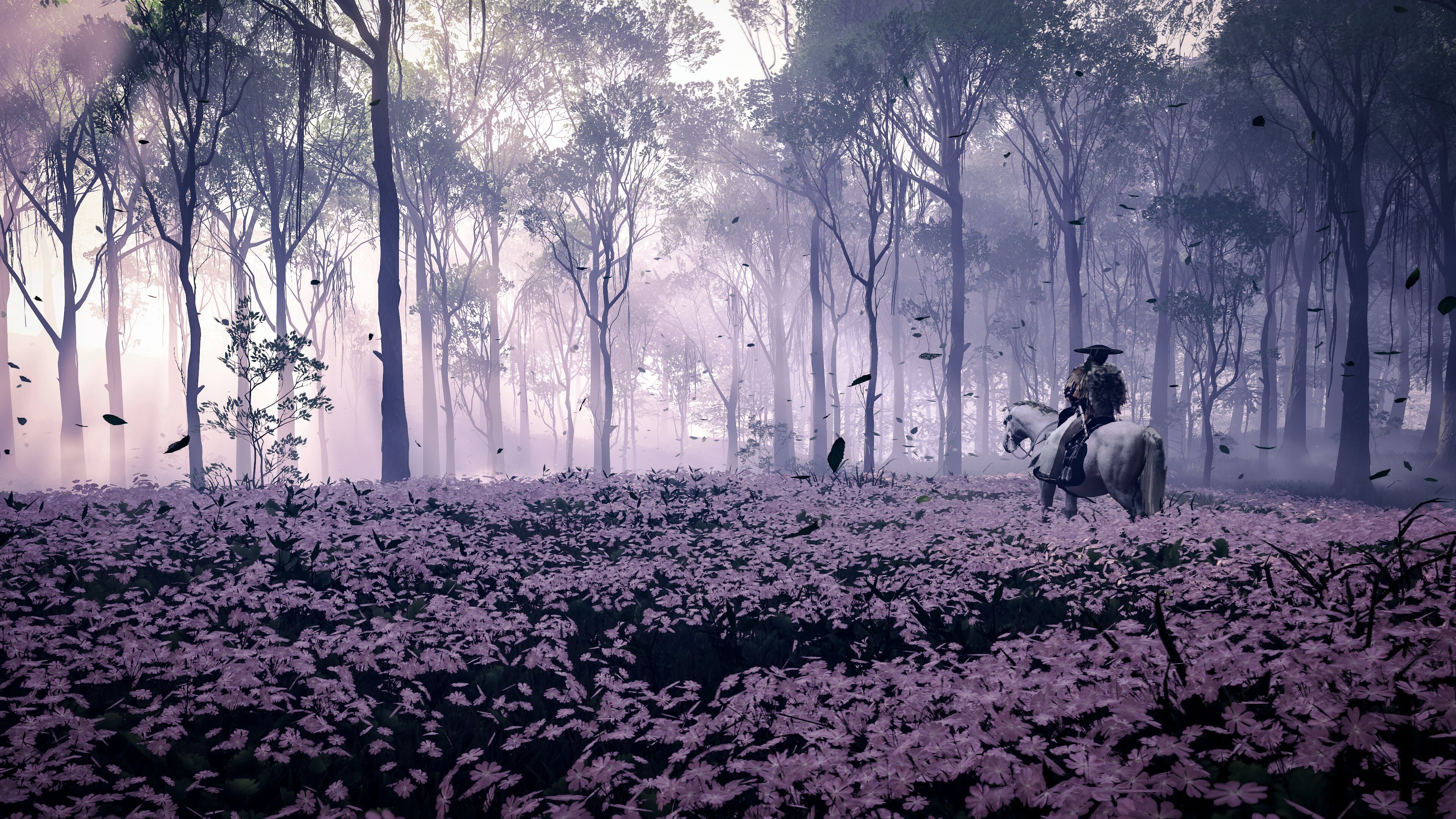 Free download Game CG Tsubasa Ghost Screenshot Landscape Warrior 4K Wallpaper, Wallpaper(s) website provided.