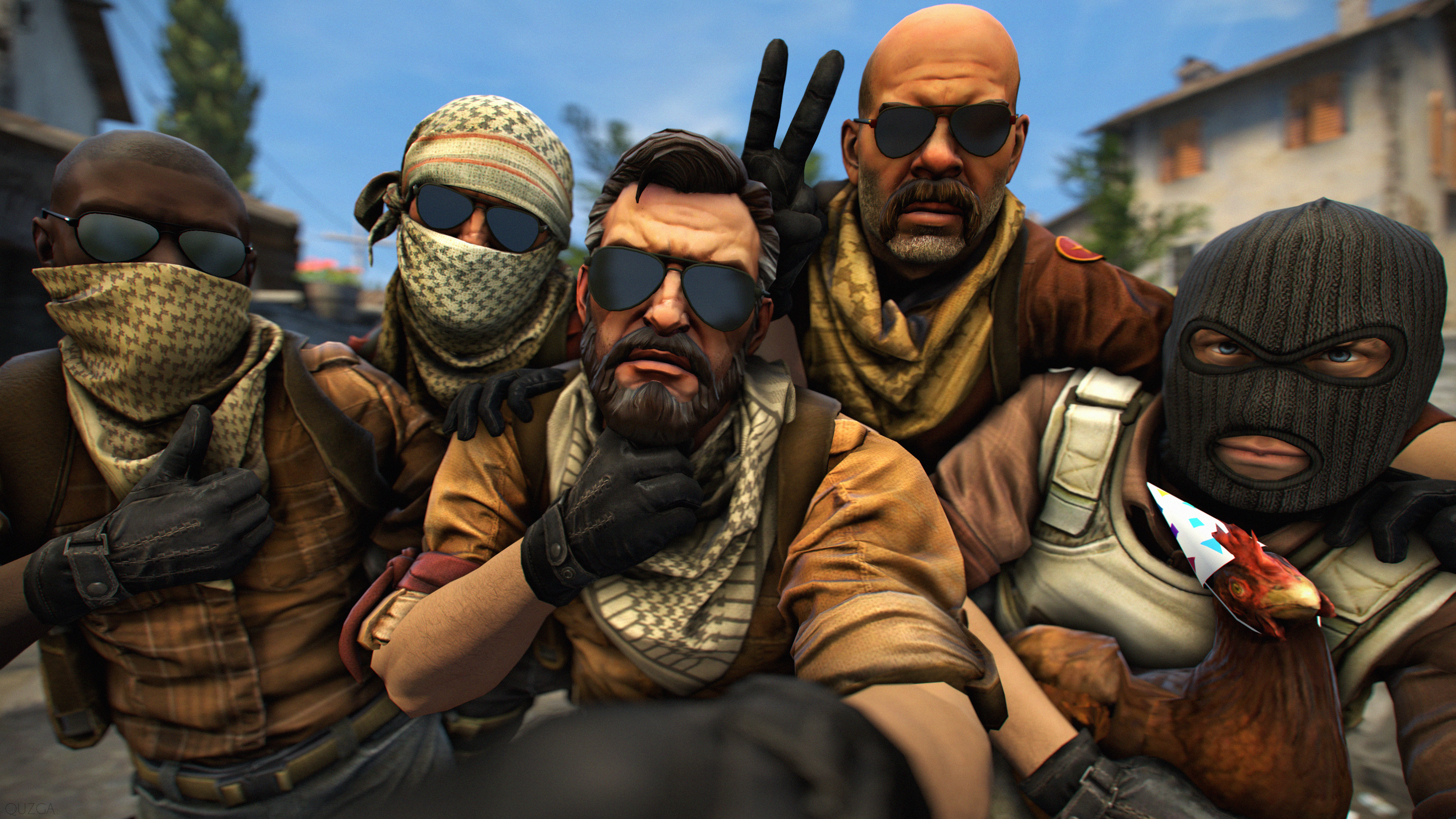 Free download Game CG Character Counter-Terrorism Global Offensive Game Men AI Art 4K Wallpaper, Wallpaper(s) website provided.