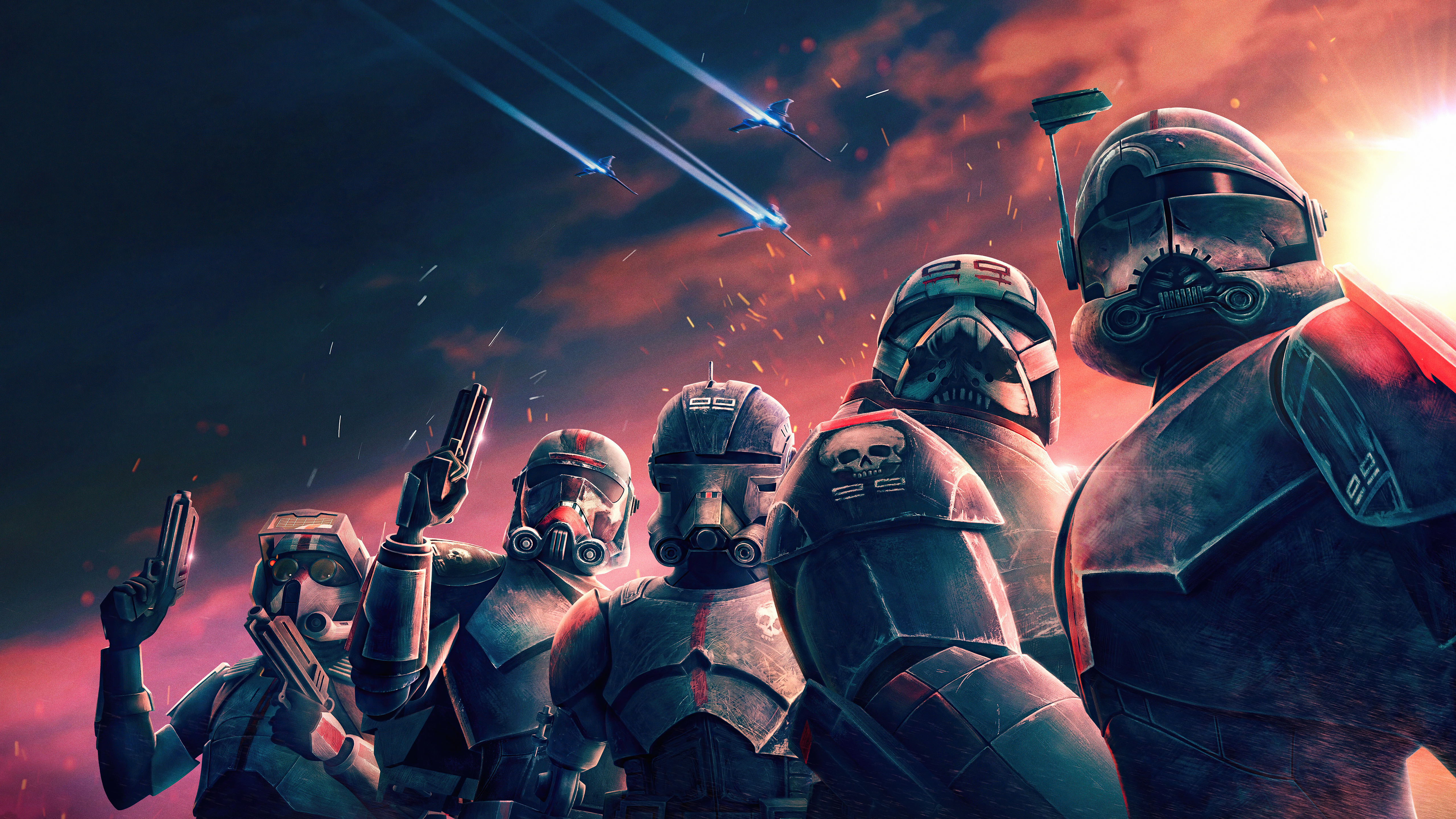 Free download Storm Warrior Clone Warrior Universe Spaceship Blaster Storm Star Wars TV Series Science Fiction Novel 4K Wallpaper, Wallpaper(s) website provided.