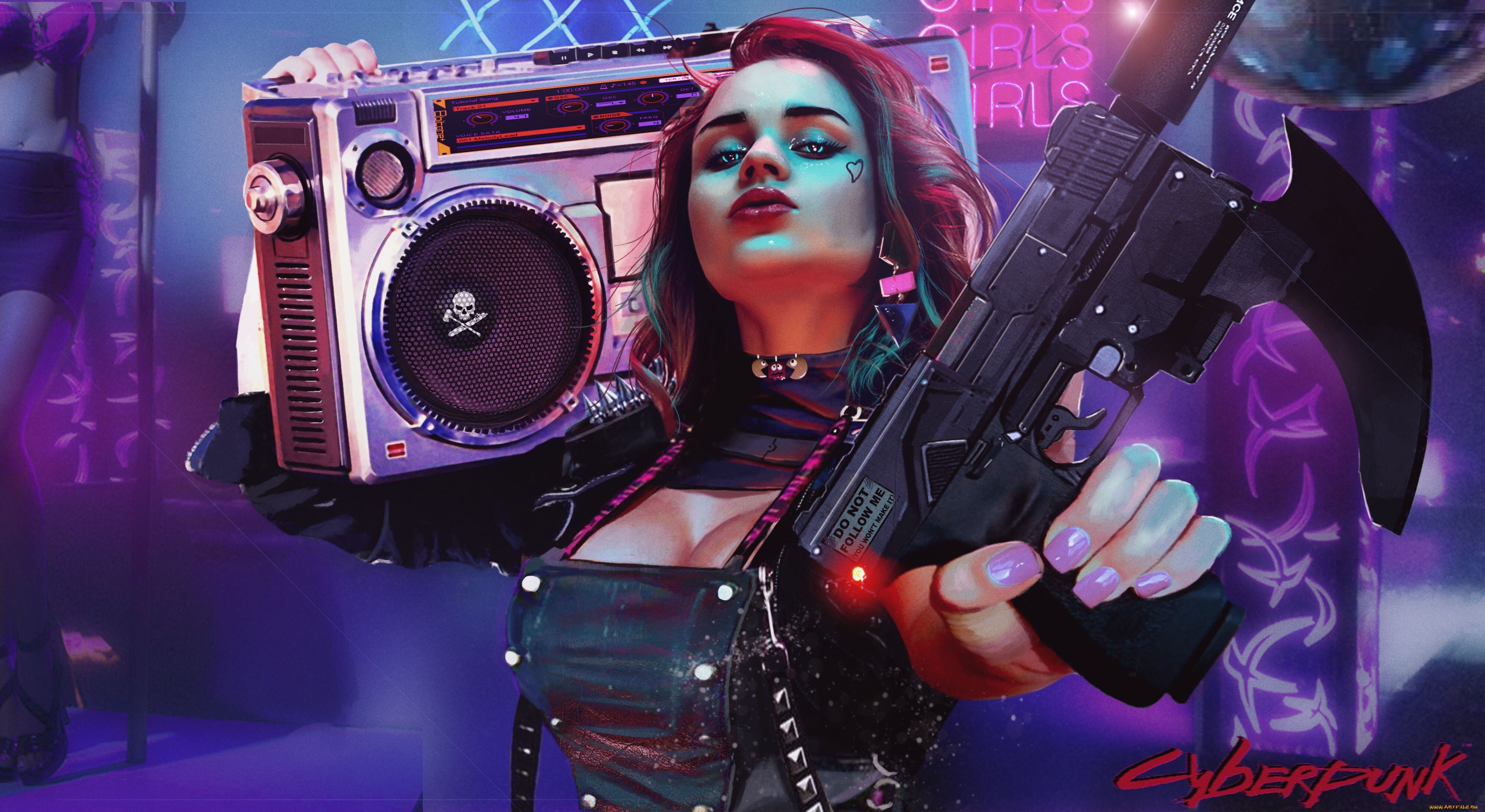 Free download Cyberpunk Game CG 4K Wallpaper, Wallpaper(s) website provided.