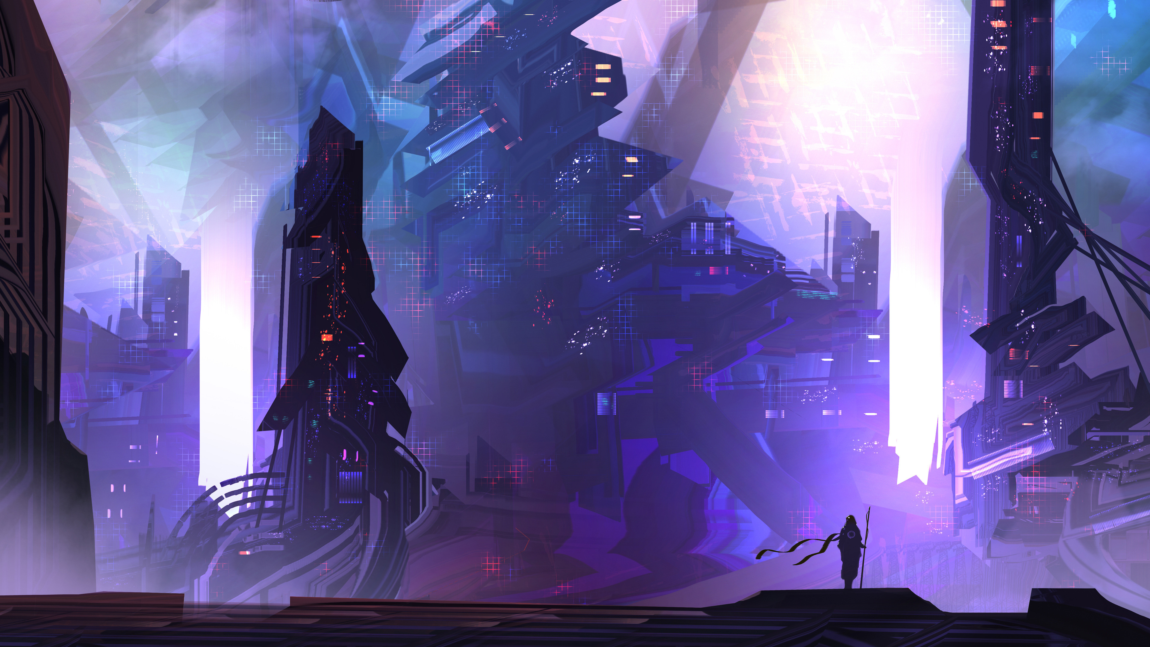Free download AI Art Science Fiction Futurism 4K Wallpaper, Wallpaper(s) website provided.