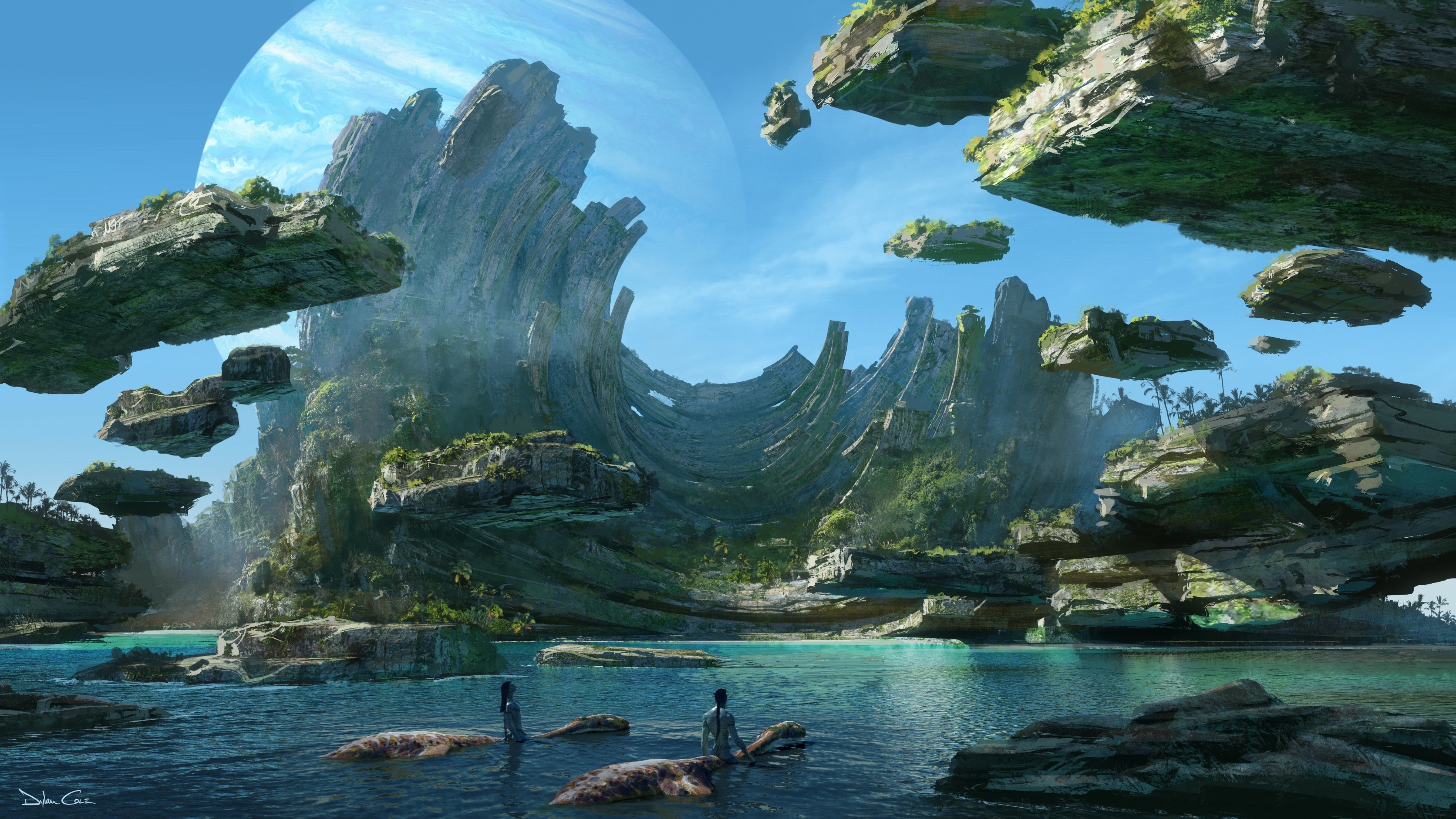 Free download Avatar Pandora Water Movie Characters 4K Wallpaper, Wallpaper(s) website provided.