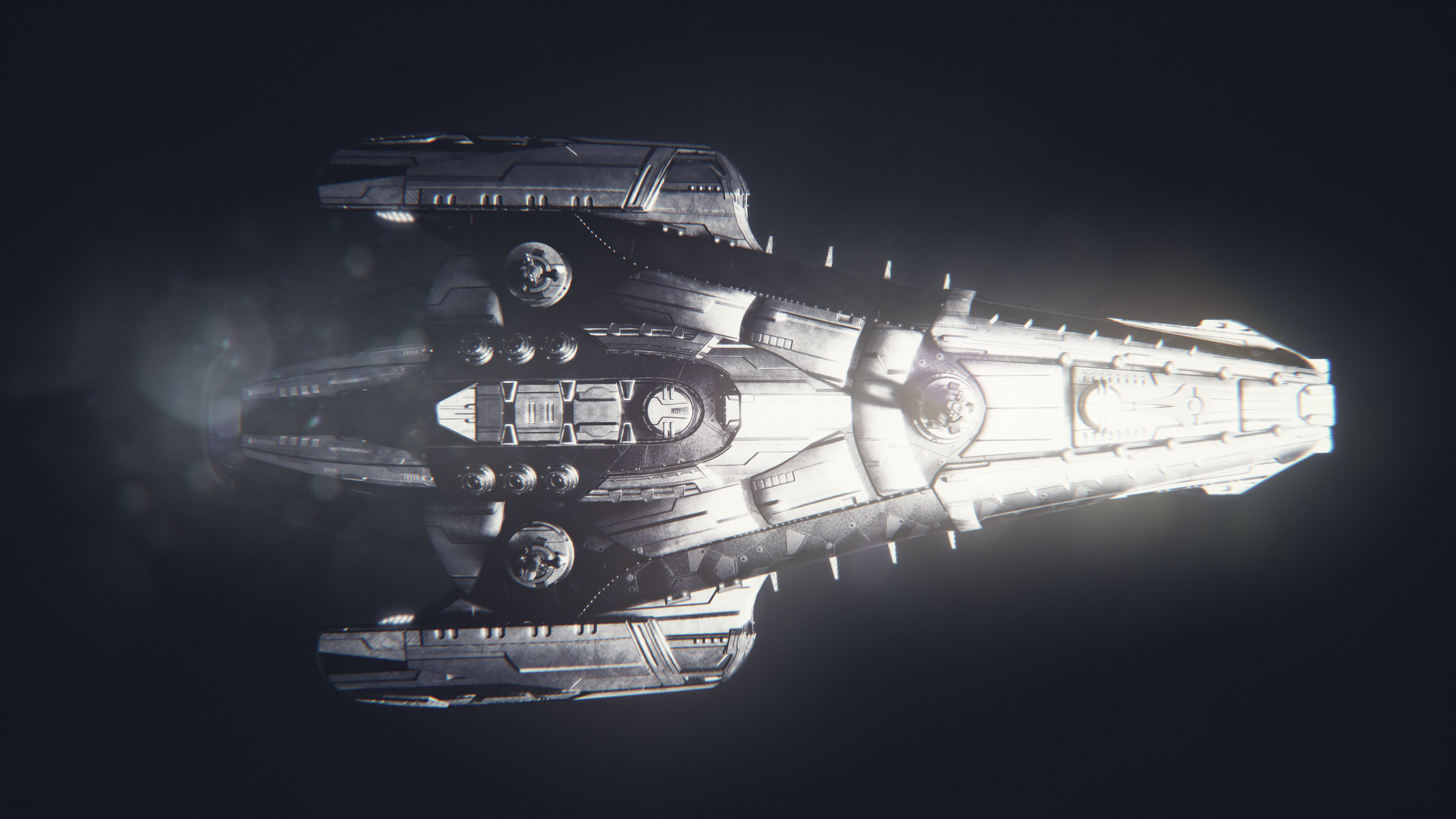 Free download Space Universe Spaceship AI Art Simple Background Super Light Speed ​​4K Wallpaper, Wallpaper(s) website provided.