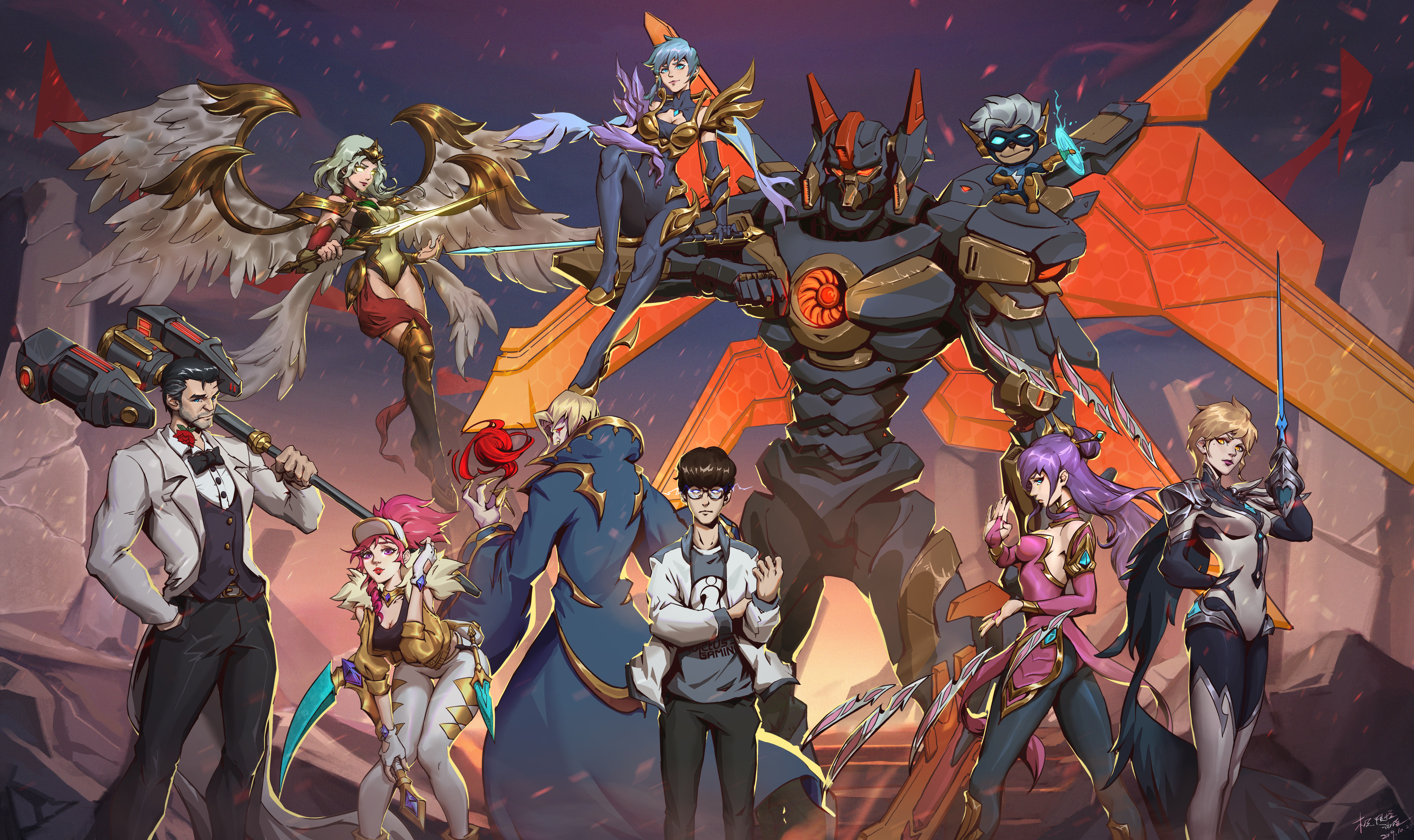 Free download Game CG Character League of Legends Game 4K Wallpaper, Wallpaper(s) website provided.