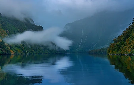 Free download Photography Landscape New Zealand Nature Water Mountain Reflection Mist Lake Computer Wallpaper 4K Wallpaper, Wallpaper(s) website provided.