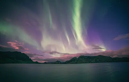 Free download Nature Mountains Aurora Water Computer Wallpaper 4K Wallpaper, Wallpaper(s) website provided.