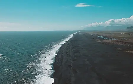 Free download Nature Water Beach Iceland Black Sand Sea Computer Wallpaper 4K Wallpaper, Wallpaper(s) website provided.