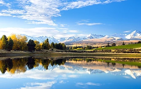 Free download Landscape Nature Lake Photography Blue Sky White Cloud Computer Wallpaper 4K Wallpaper, Wallpaper(s) website provided.