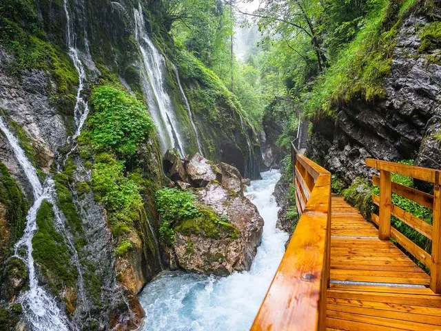 Free download Weinbach Gorge Waterfall, Bavaria, Germany, Wallpaper(s) website provided.