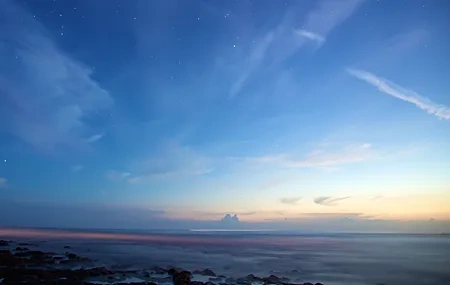 Free download Sky Horizon Stars Landscape Nature Outdoor Blue Computer Wallpaper 4K Wallpaper, Wallpaper(s) website provided.
