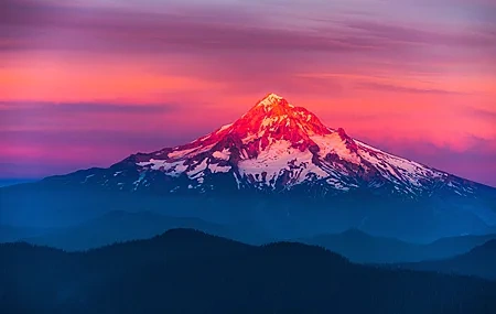 Free download Mountains Sunset Landscape Colorful Sky Computer Wallpaper 4K Wallpaper, Wallpaper(s) website provided.