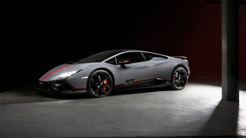 Free download Lamborghini Huracán Tecnica 60th Anniversary Wallpaper 4K, Wallpaper(s) website provided.