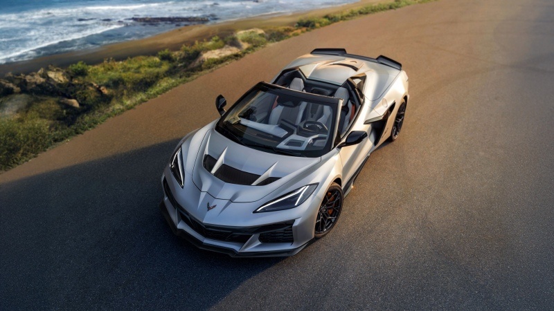 Free download Chevrolet Corvette ZR1X Convertible Quail Silver Limited edition 2026 Chevrolet Corvette ZR1X, Wallpaper(s) website provided.