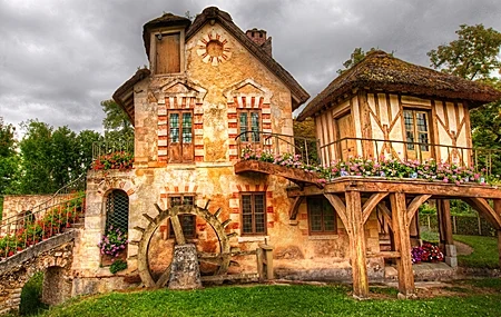 Free download Photography France Architecture Flower House Tree Computer Wallpaper 4K Wallpaper, Wallpaper(s) website provided.