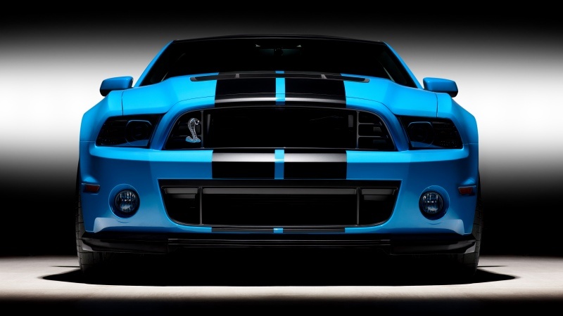 Free download Ford Mustang Shelby GT500 SVT 5K Muscle cars Racing stripes Front View, Wallpaper(s) website provided.