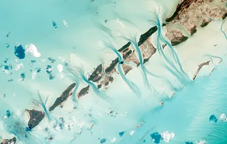 Free download Earth Bird's Eye View Landscape Cyan Sky Clouds Lake Computer Wallpaper 4K Wallpaper, Wallpaper(s) website provided.