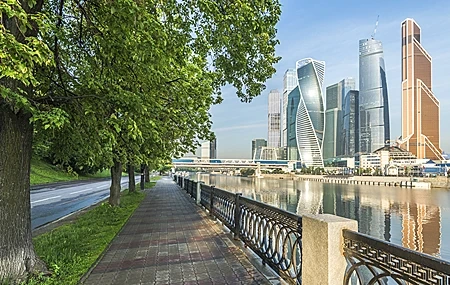 Free download Architecture City Landscape Skyscrapers Trees Road River Bridge Ship Computer Wallpaper 4K Wallpaper, Wallpaper(s) website provided.