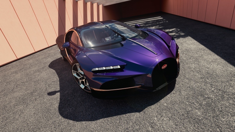 Free download Bugatti Tourbillon Hypercar Purple car Modern architecture, Wallpaper(s) website provided.