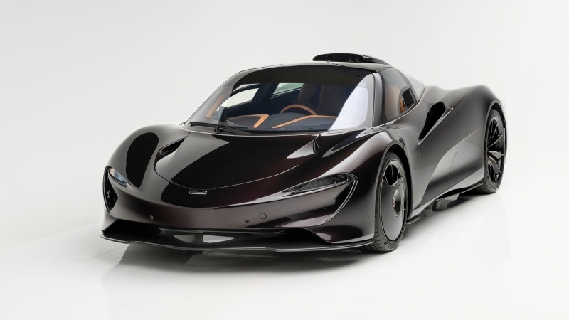 Free download McLaren Speedtail 2025 White background Hybrid sports car, Wallpaper(s) website provided.