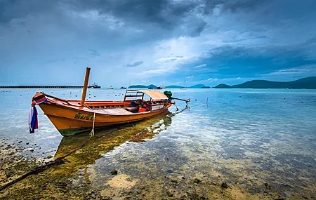 Free download boat scenery ocean vehicle nature water sky computer wallpaper 4K wallpaper, Wallpaper(s) website provided.
