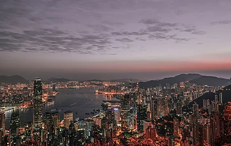 Free download sea water photography cityscape architecture skyscraper hong kong china city lights computer wallpaper 4K wallpaper, Wallpaper(s)