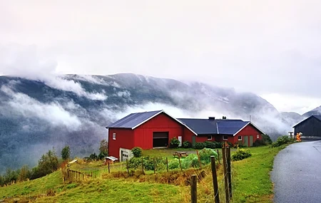 Free download Landscape Mountain House Clouds Architecture Photography Computer Wallpaper 4K Wallpaper, Wallpaper(s)
