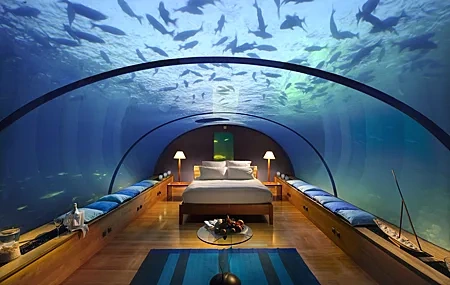 Free download indoor water fish aquarium hotel interior design computer wallpaper 4K wallpaper, Wallpaper & 7wallpaper