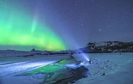 Free download Landscape Snow Ice Nature Aurora Snow Lights Computer Wallpaper 4K Wallpaper, Wallpaper & 7wallpaper