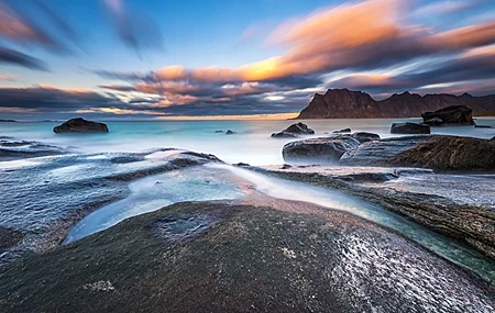 Free download Sea Nature Sky Clouds Beach Coast Computer Wallpaper 4K Wallpaper, Wallpaper & 7wallpaper