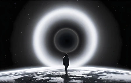 Free download black hole universe starry sky art man space computer wallpaper 4K wallpaper, Wallpaper & 7wallpaper