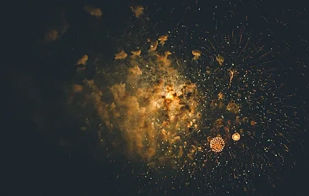 Free download Nature Starry Sky Fireworks Dark Healing Computer Wallpaper 4K Wallpaper, Wallpaper & 7wallpaper